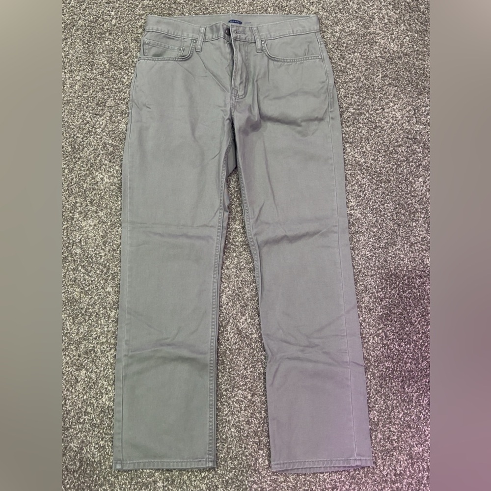 Old Navy Men's Gray Straight Jeans